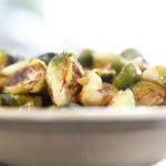 Orange Maple Glazed Brussels Sprouts