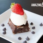 Paleo Dark Chocolate Chip Brownies