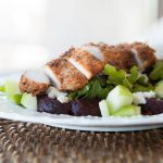 Baby Arugula Salad with Beets and Feta Cheese