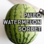 Paleo Watermelon Sorbet