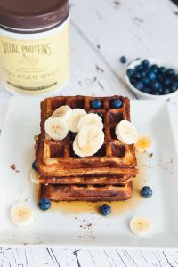 Banana Protein Paleo Waffles