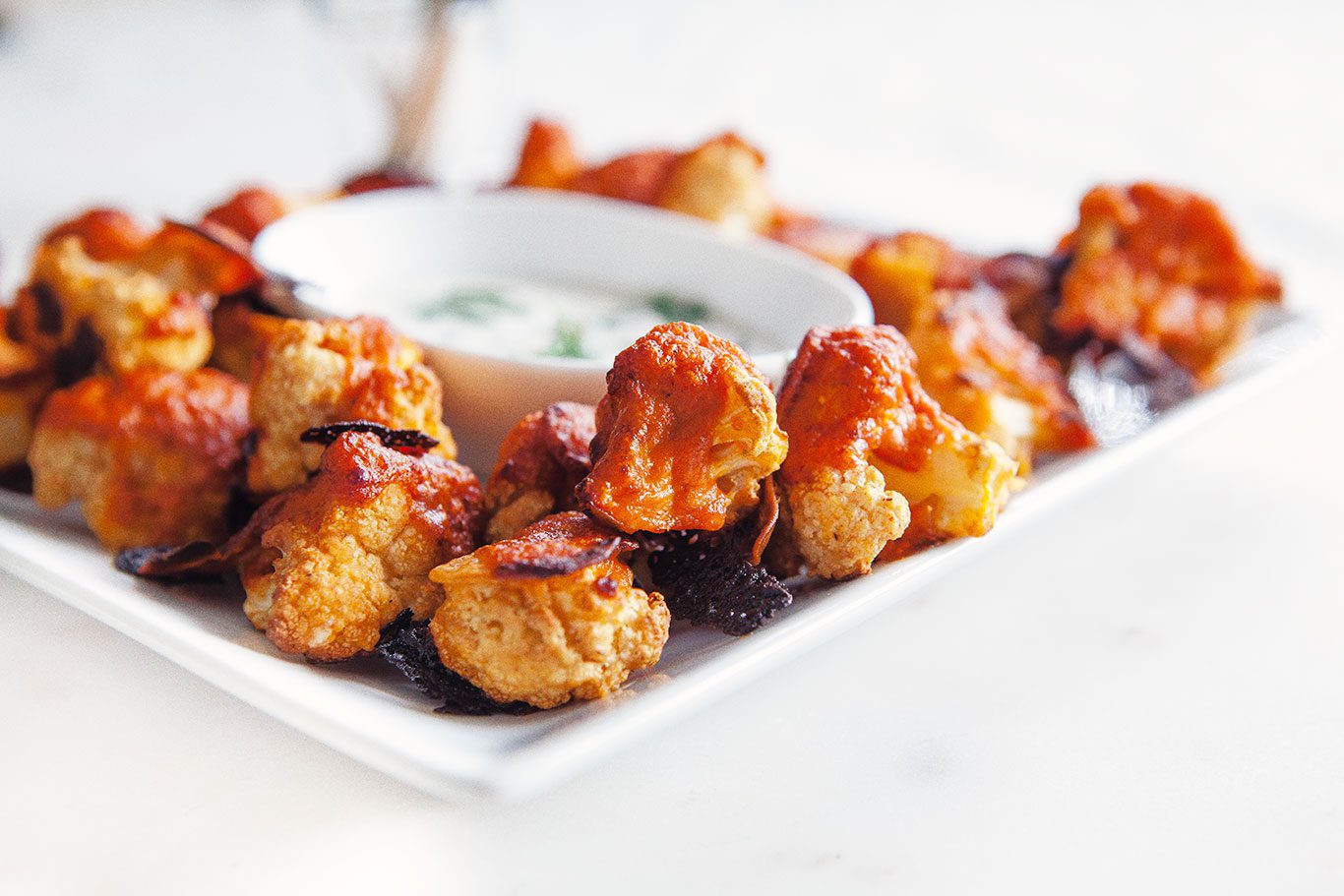 Spicy Cauliflower Buffalo Wings A Gluten Free Recipe