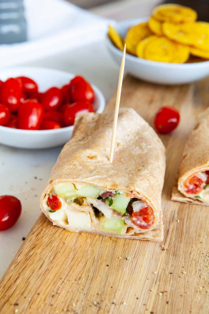 Greek Hummus Wraps