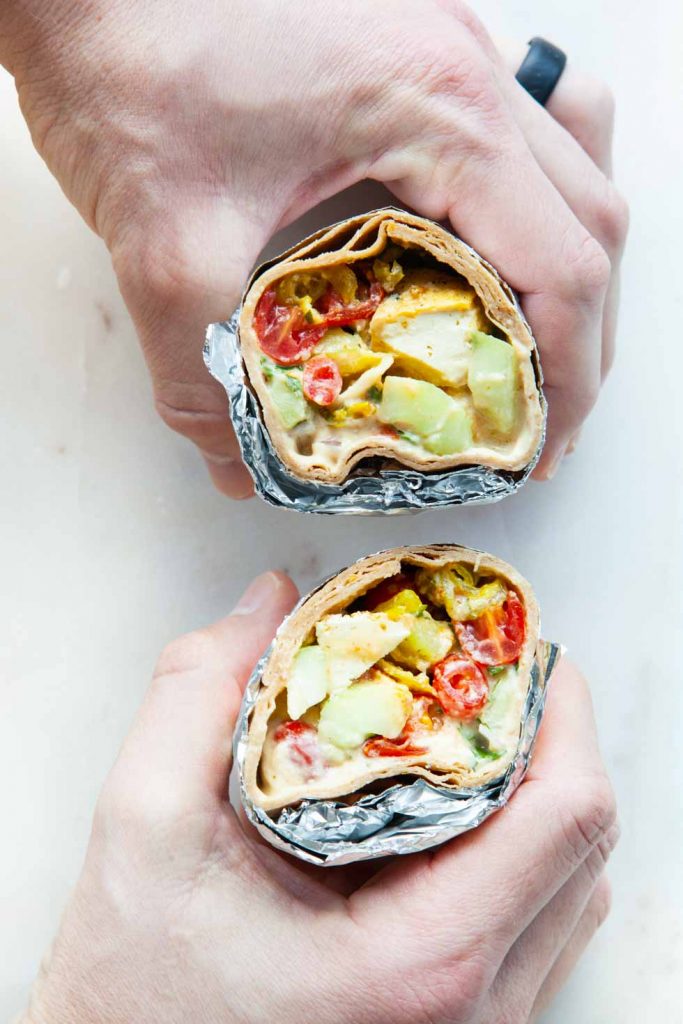 Greek Hummus Wraps