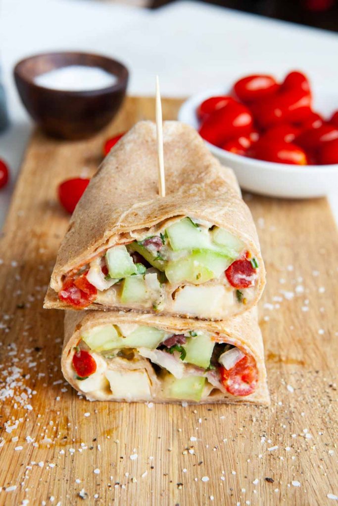 Greek Hummus Wraps